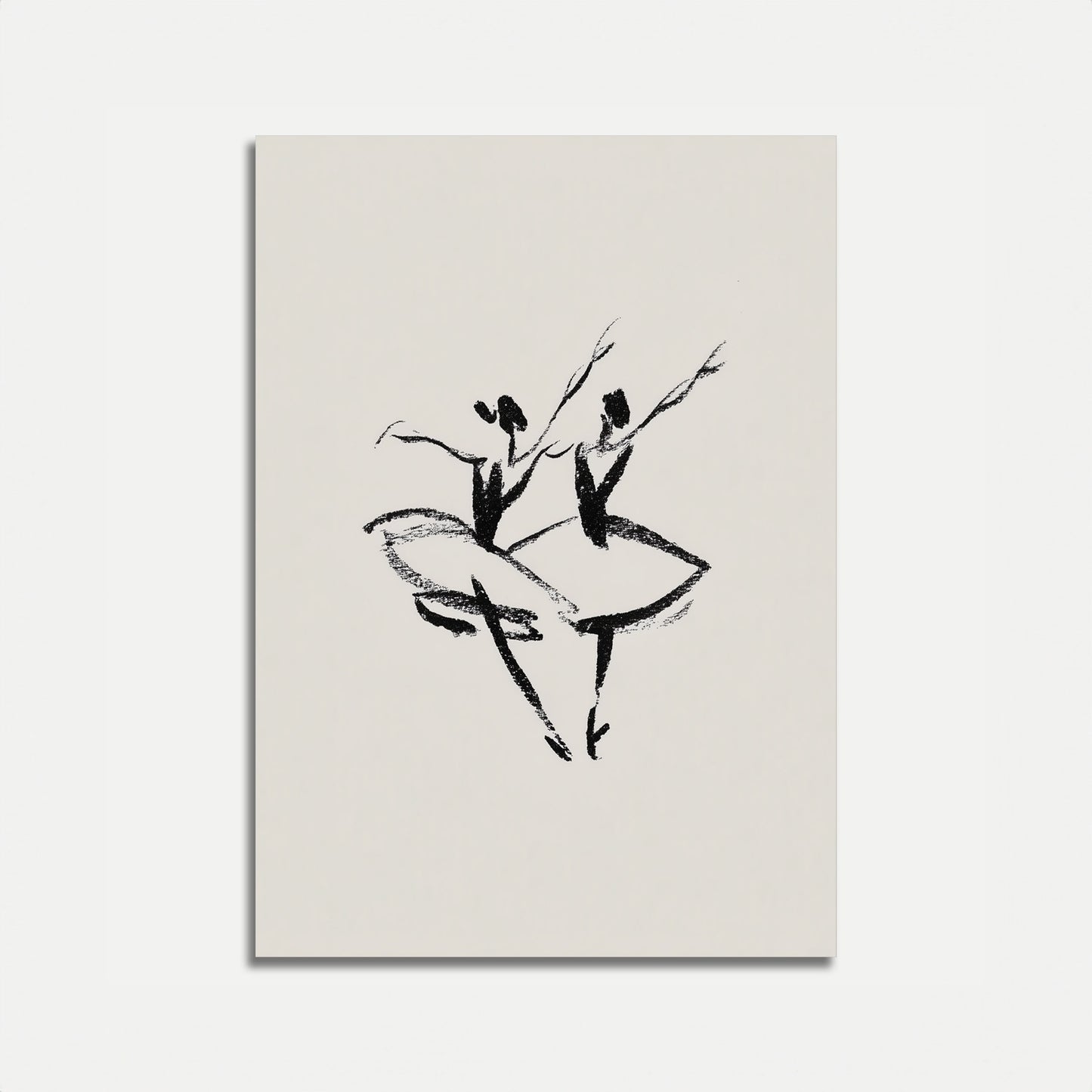 Ballettänzer in Bewegung Poster