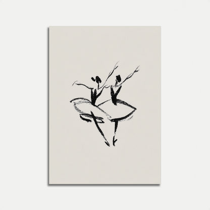 Ballettänzer in Bewegung Poster