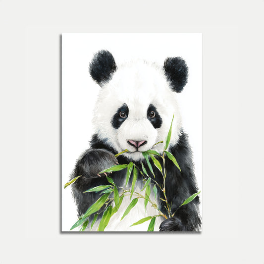 Bamboo Feast Panda Poster