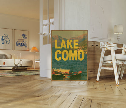 Comer See Italienische Landschaft Poster