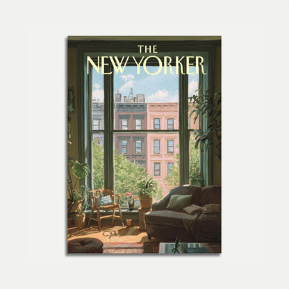 New York City Apartment View Poster