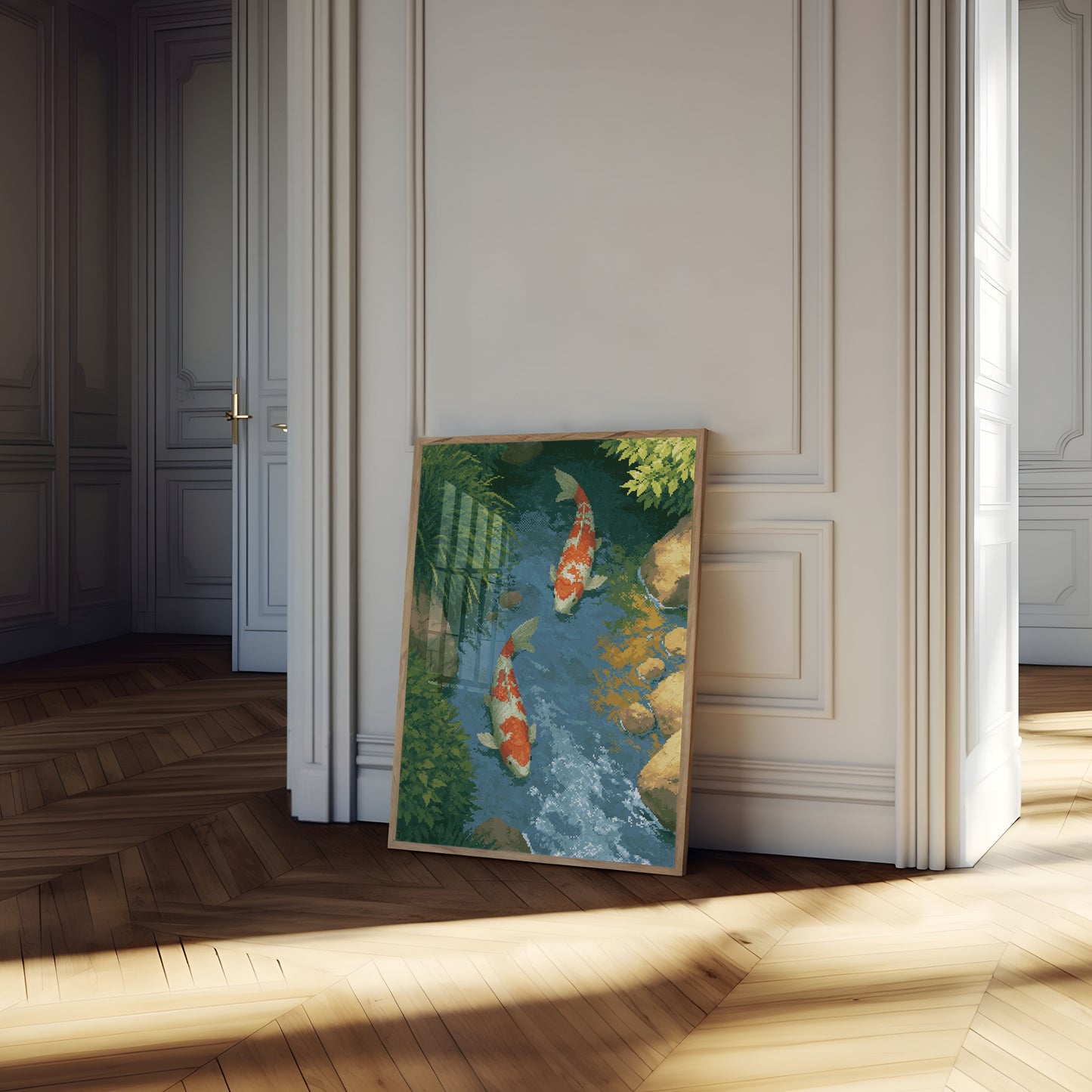 Pesce Koi nel Poster del Torrente