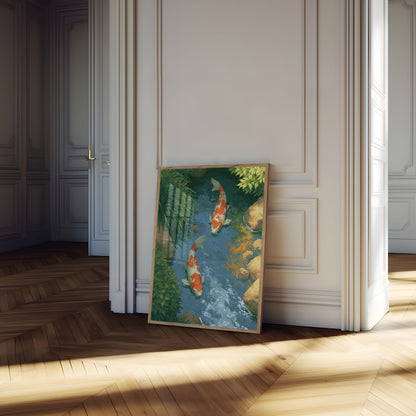 Pesce Koi nel Poster del Torrente