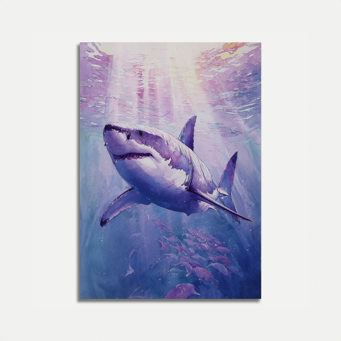 Underwater Shark Majesty Poster