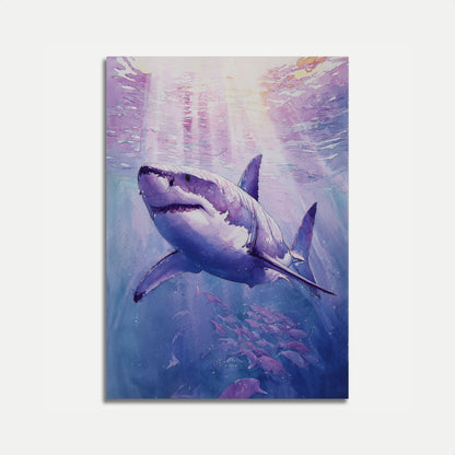 Underwater Shark Majesty Poster