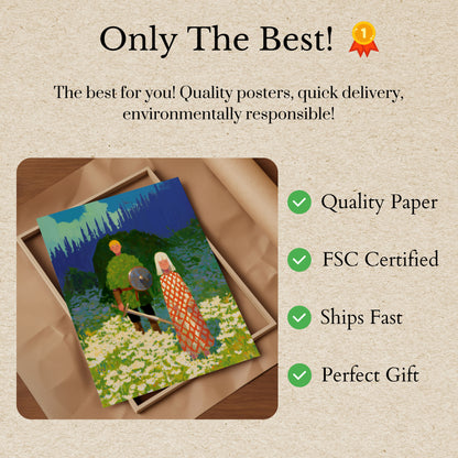 Plakat Średniowiecznych Wojowników w Rozkwicie