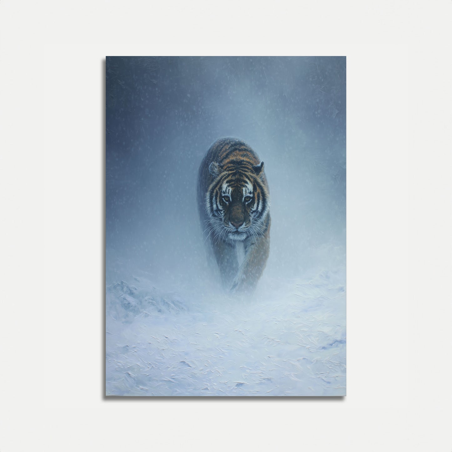 Tiger i Sneen Plakat