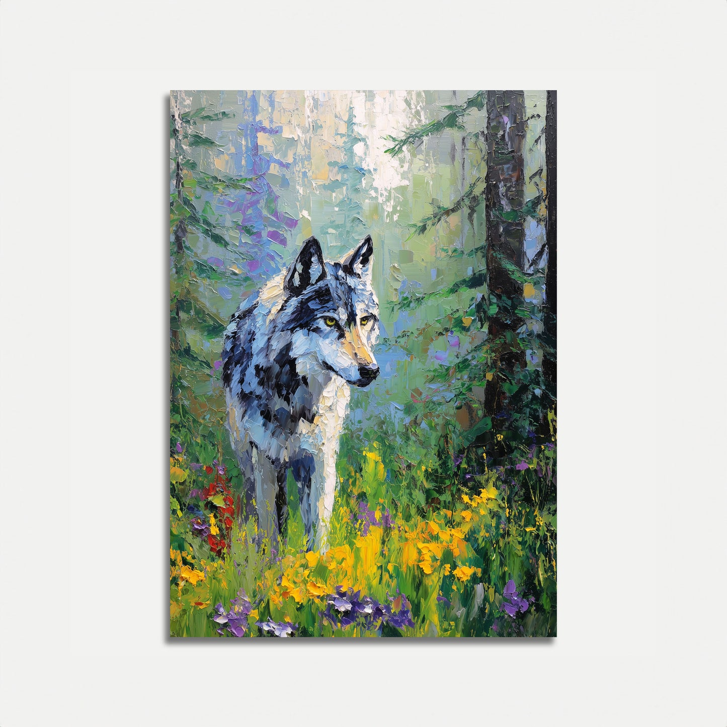 Wild Wolf Forest Symphony Poster