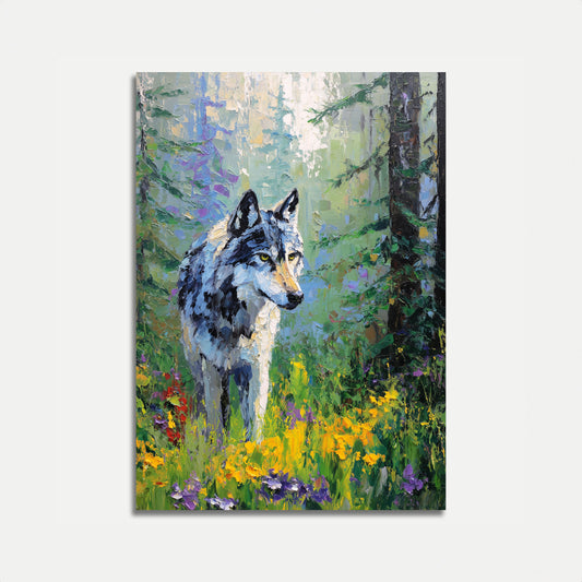 Wild Wolf Forest Symphony Poster
