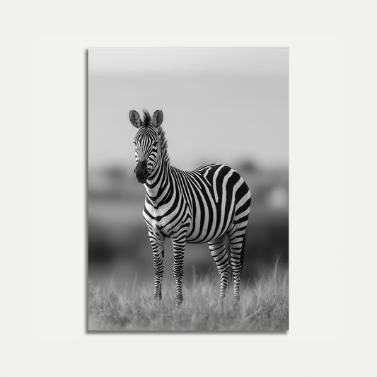 Striped Savanna Sentinel Poster
