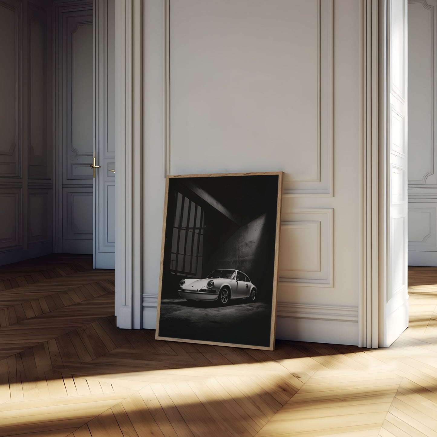 Midnight Classic Porsche Poster