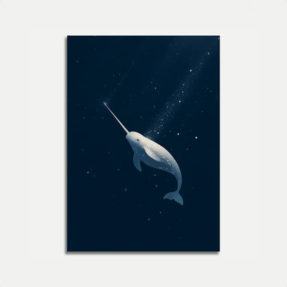 Narwal im Tiefenmeer Poster