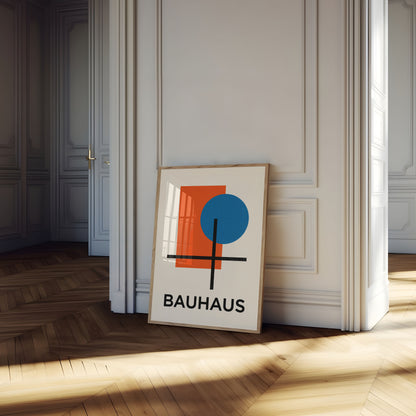 Bauhaus Geometrische Komposition Plakat