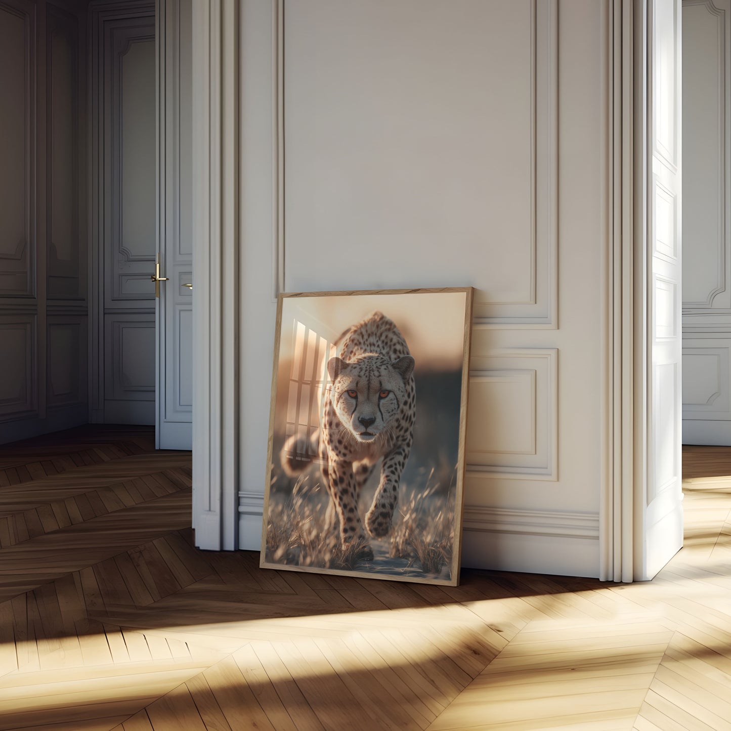 Póster de Fierce Cheetah Wilderness