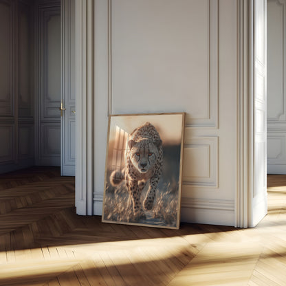 Póster de Fierce Cheetah Wilderness