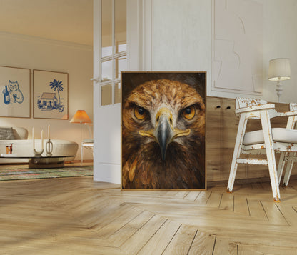 Majestic Eagle Portrait Poster