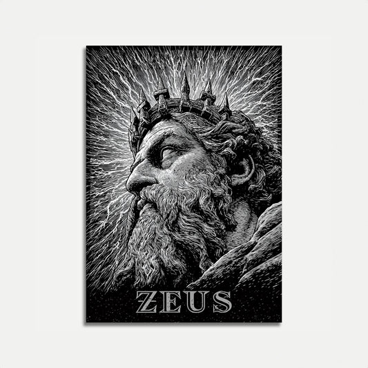 Zeus King of Gods Poster