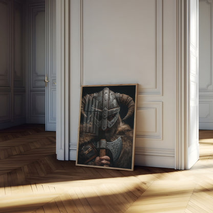 Voldsom Viking Kriger Plakat