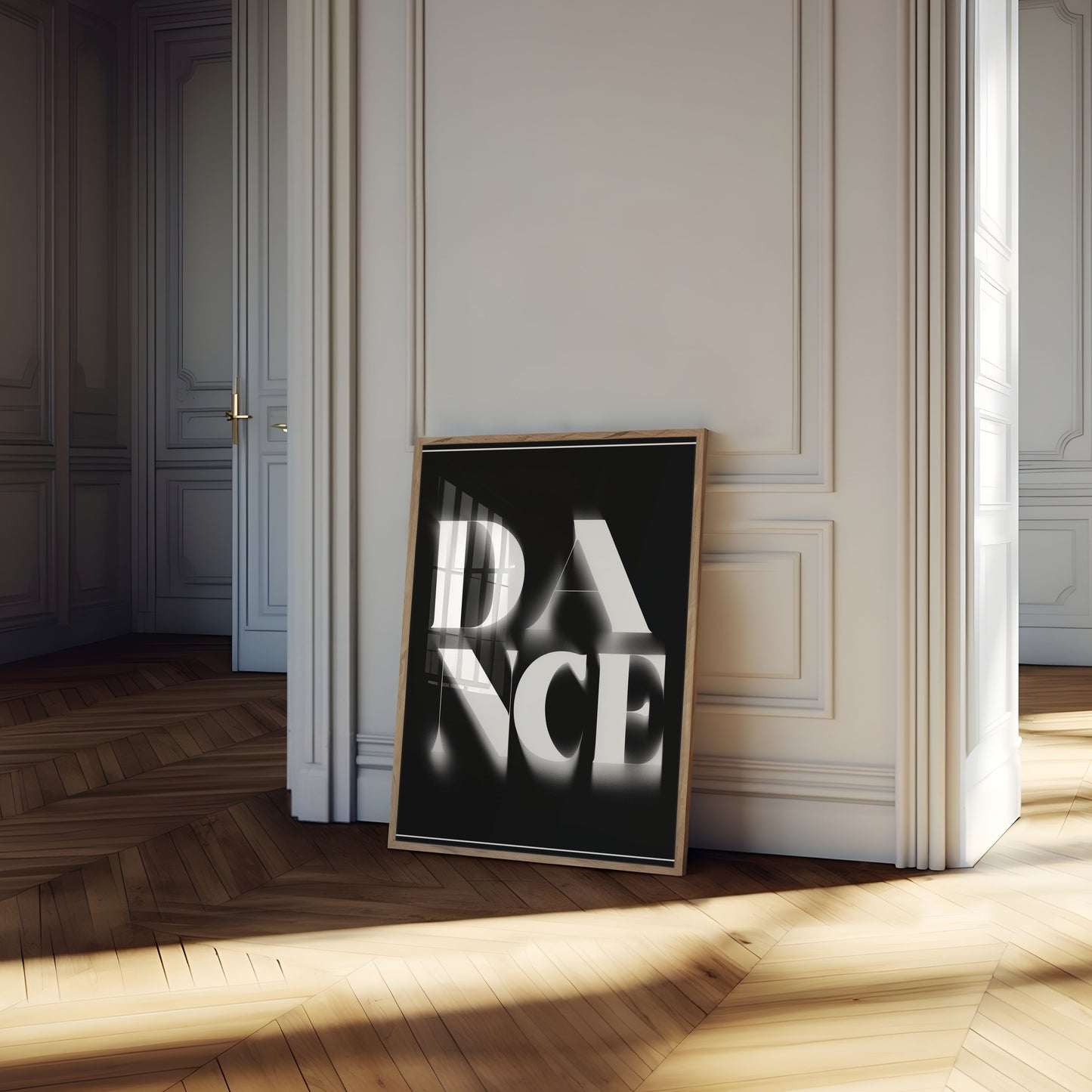 Dynamic Dance Typography Poster