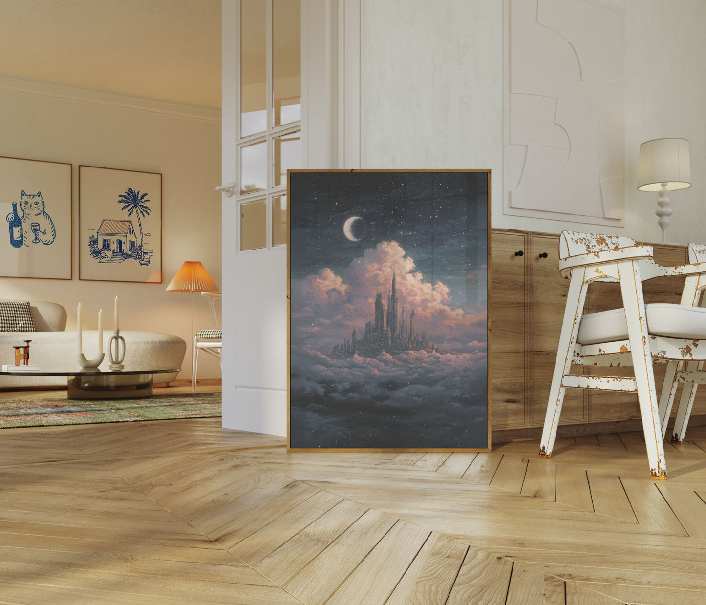 Affiche du Château Céleste dans les Nuages