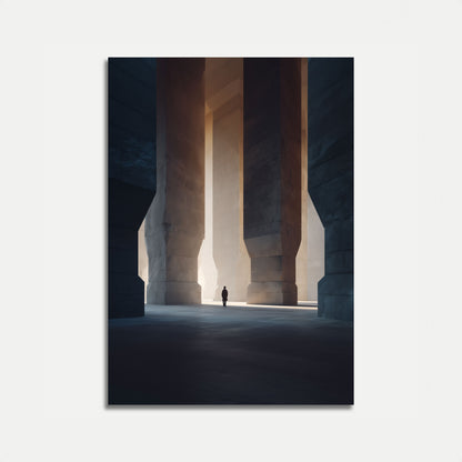 Monumentale arkitektur Skygger Plakat