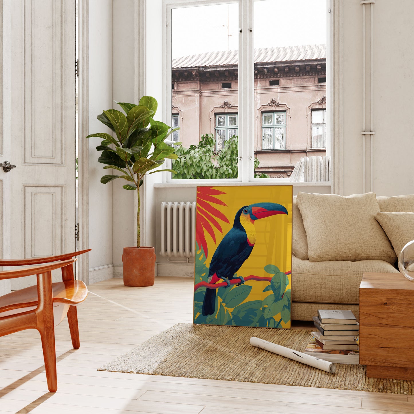 Affiche Oiseau Toucan Tropical