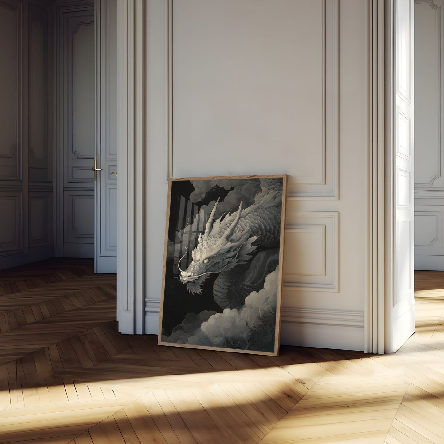 Póster del Dragón de la Tormenta Etérea