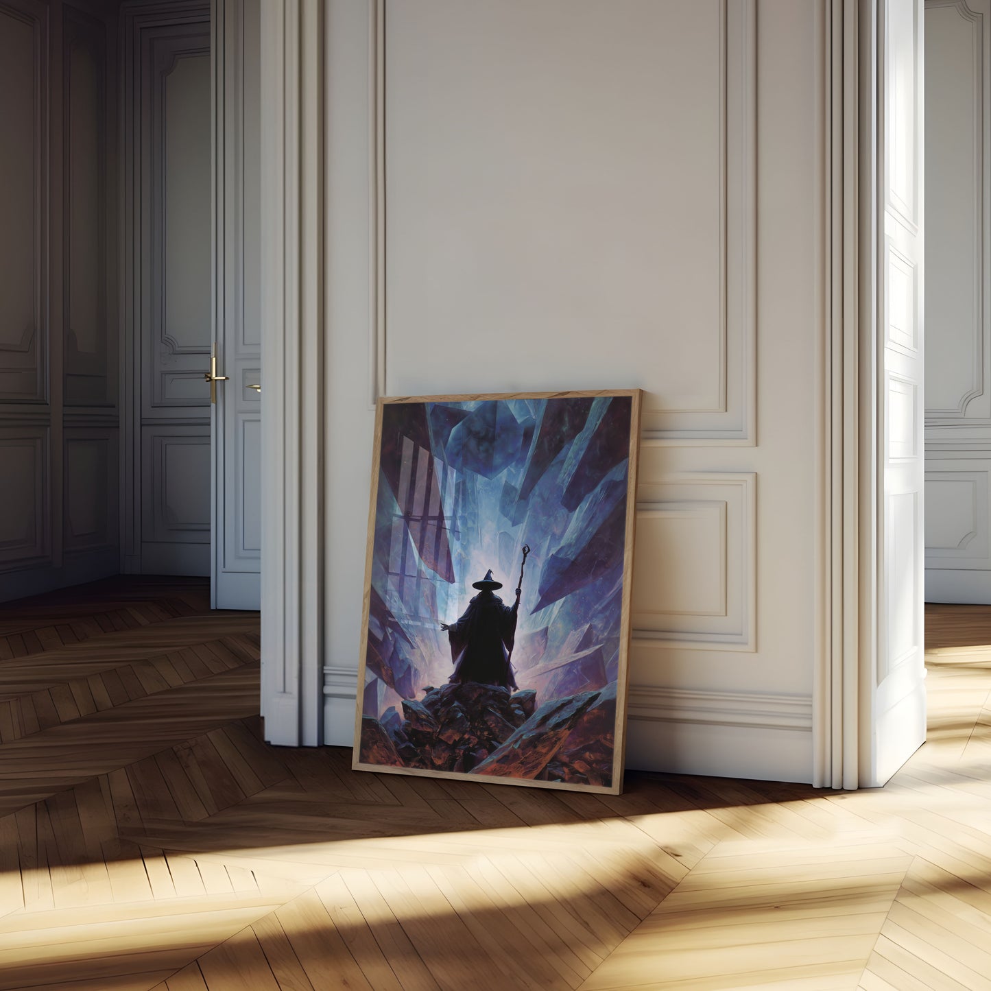 Wizard in Crystal Mountains Poster