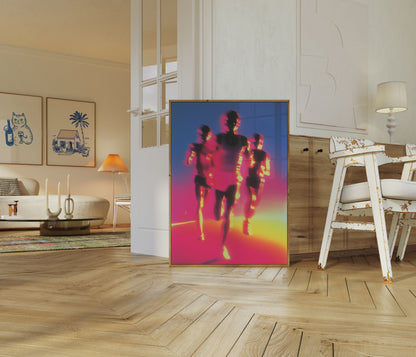 Thermal Motion Running Poster