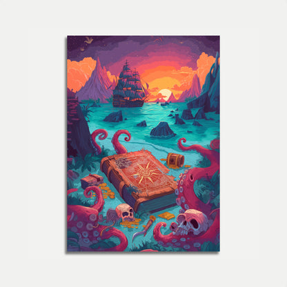 Mysterious Pirate Treasure Poster