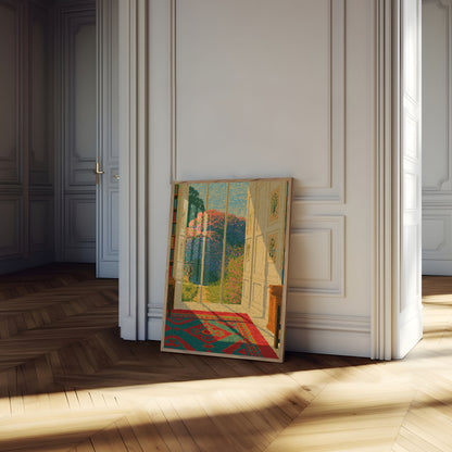 Mediterranean Garden Room View Poster
