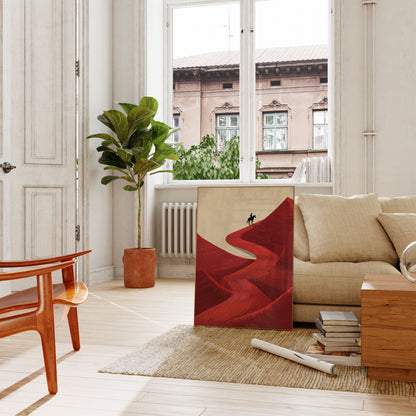 Red Desert Rider Poster