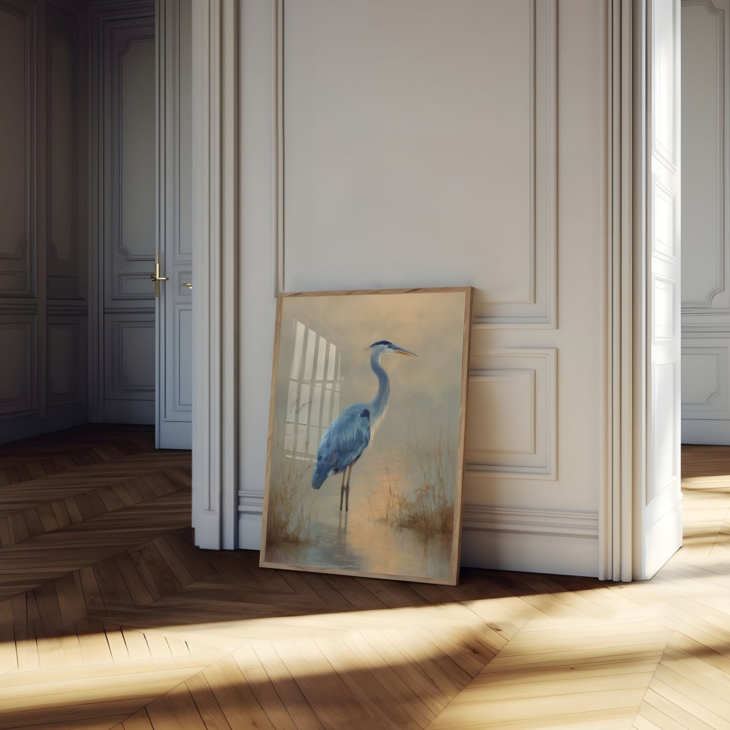 Póster de Blue Heron Serenity