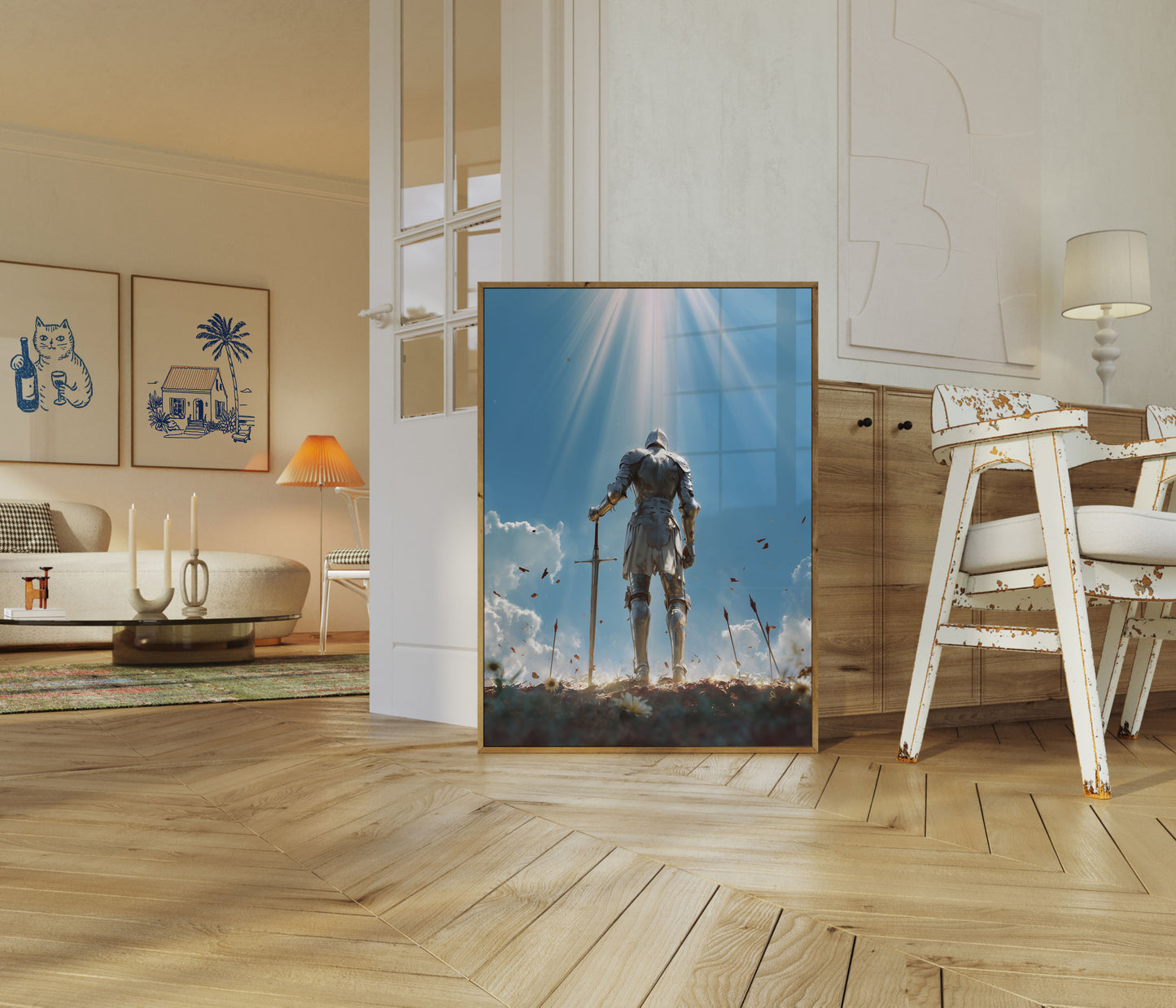 Radiant Knight of Light Poster