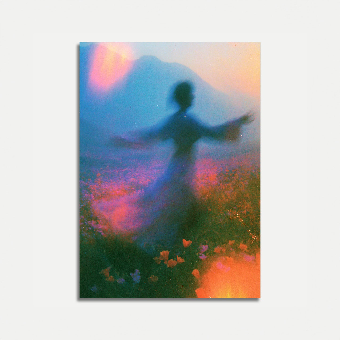 Poster "Dançando em Campos de Flores Silvestres"