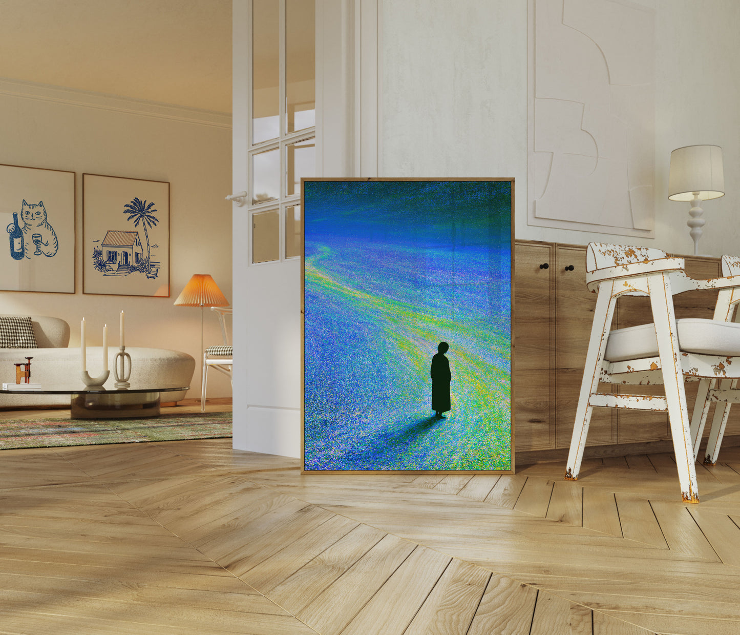 Solitude in Digital Light Poster