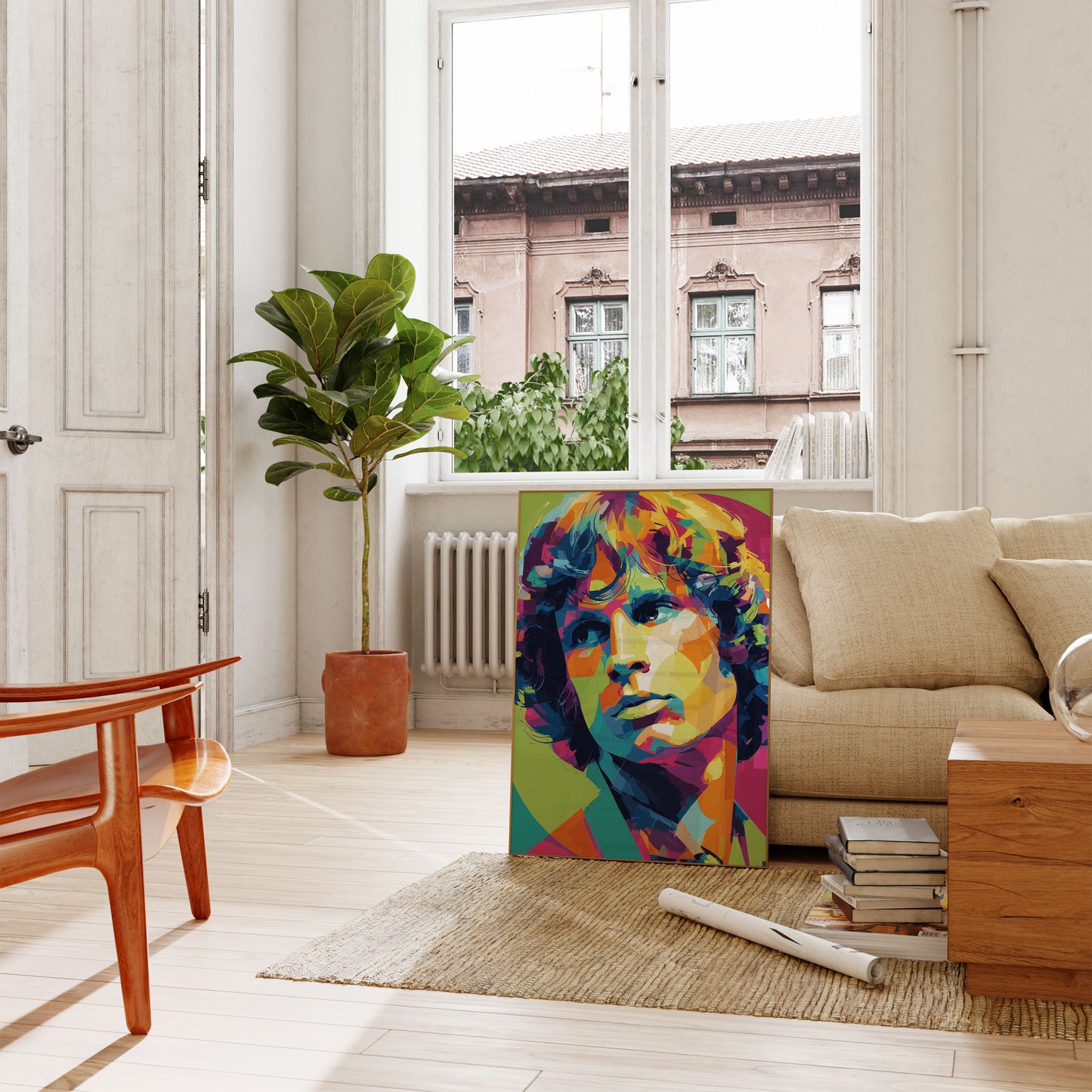 Živoucí Legenda Rocku Jim Morrison Plakát