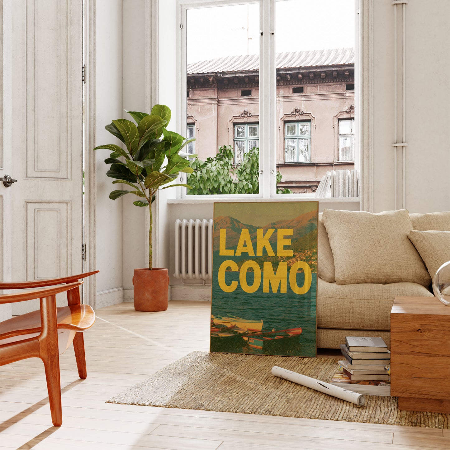 Comer See Italienische Landschaft Poster