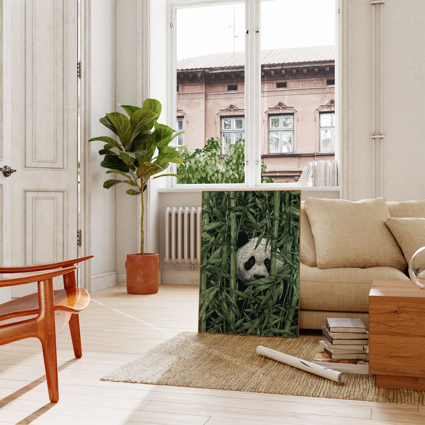 Bamboo Forest Panda Poster