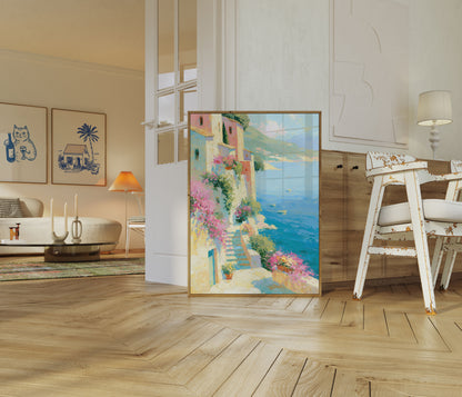 Poster Villa Costiera Mediterranea