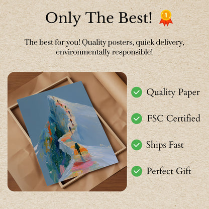 Bergbeklimmers Reis Poster