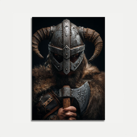 Fierce Viking Warrior Poster