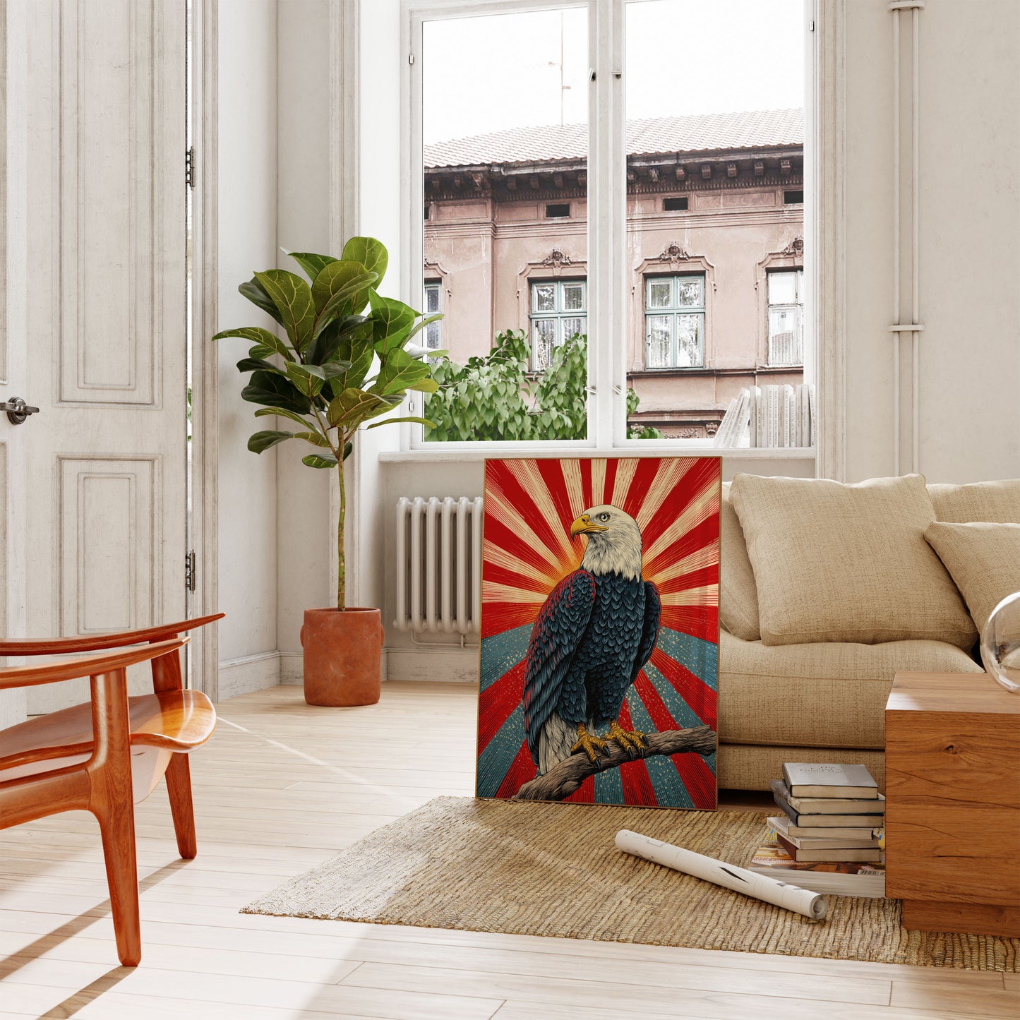 Majestic Eagle Freedom Poster