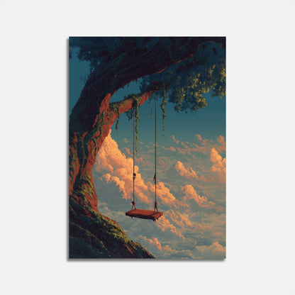 Dreaming Above the Clouds Poster