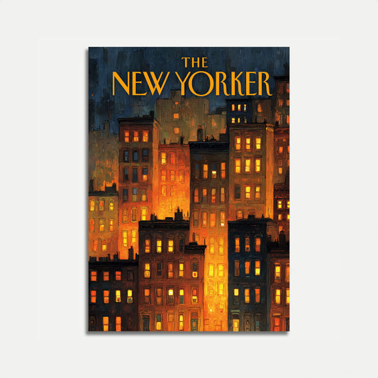 New York City Night Lights Poster