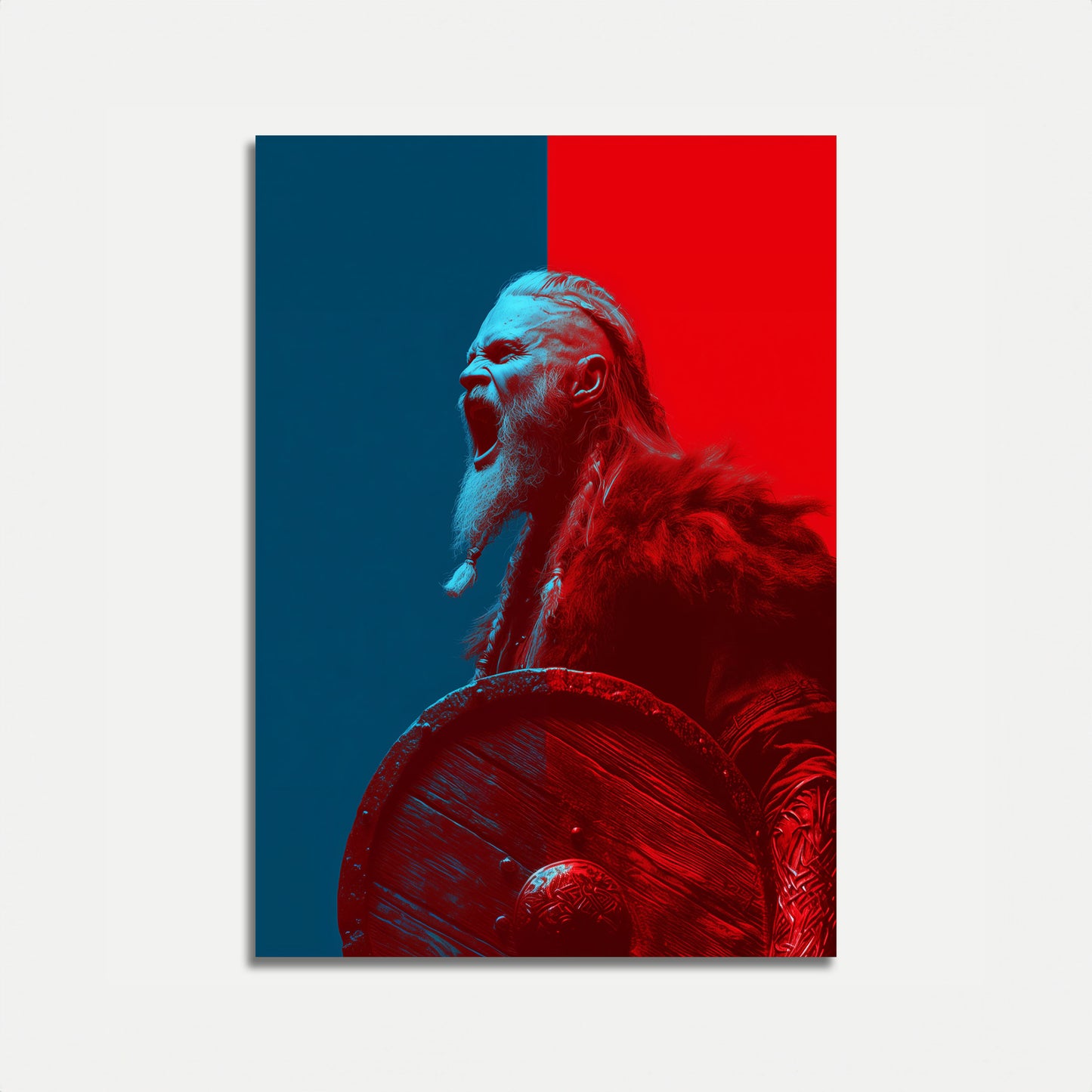 Pôster de Guerreiro Viking Feroz