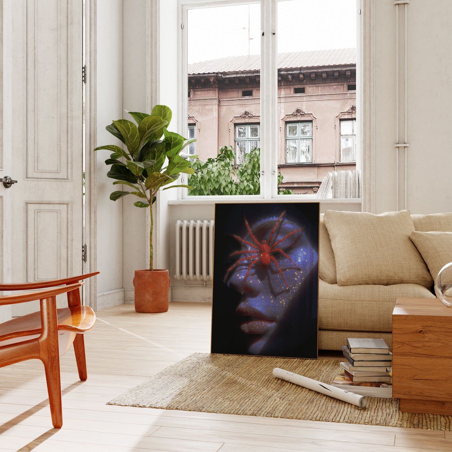 Cosmic Spider Universe Poster