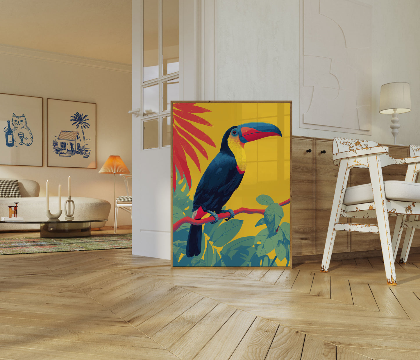 Affiche Oiseau Toucan Tropical