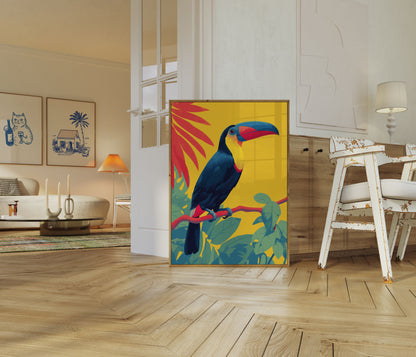 Affiche Oiseau Toucan Tropical