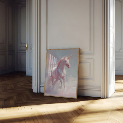 Poster dell'Unicorno Rosa Magico